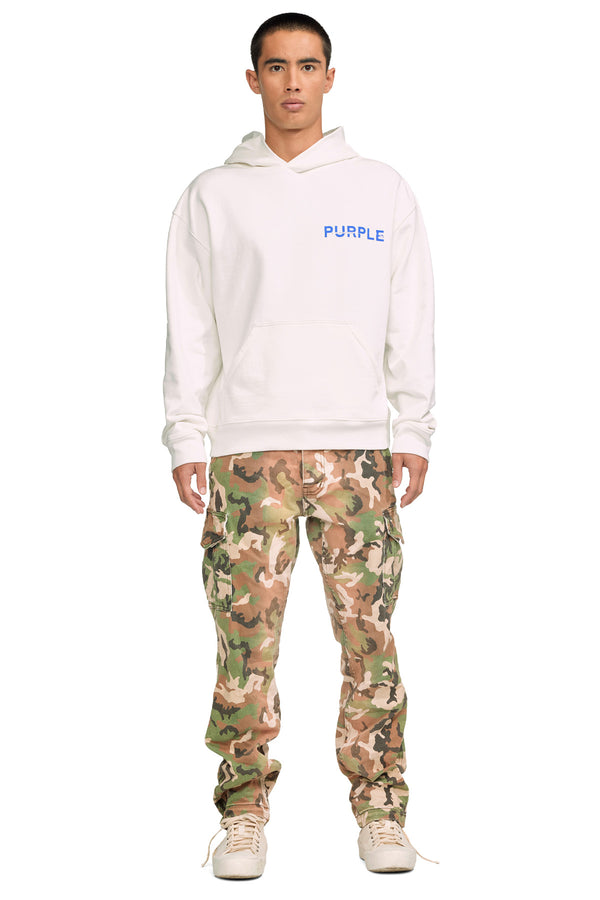 TWILL CARGO PANT BLEACHED CAMOUFLAG