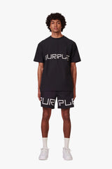 POLY PRINTED ROUND SHORT