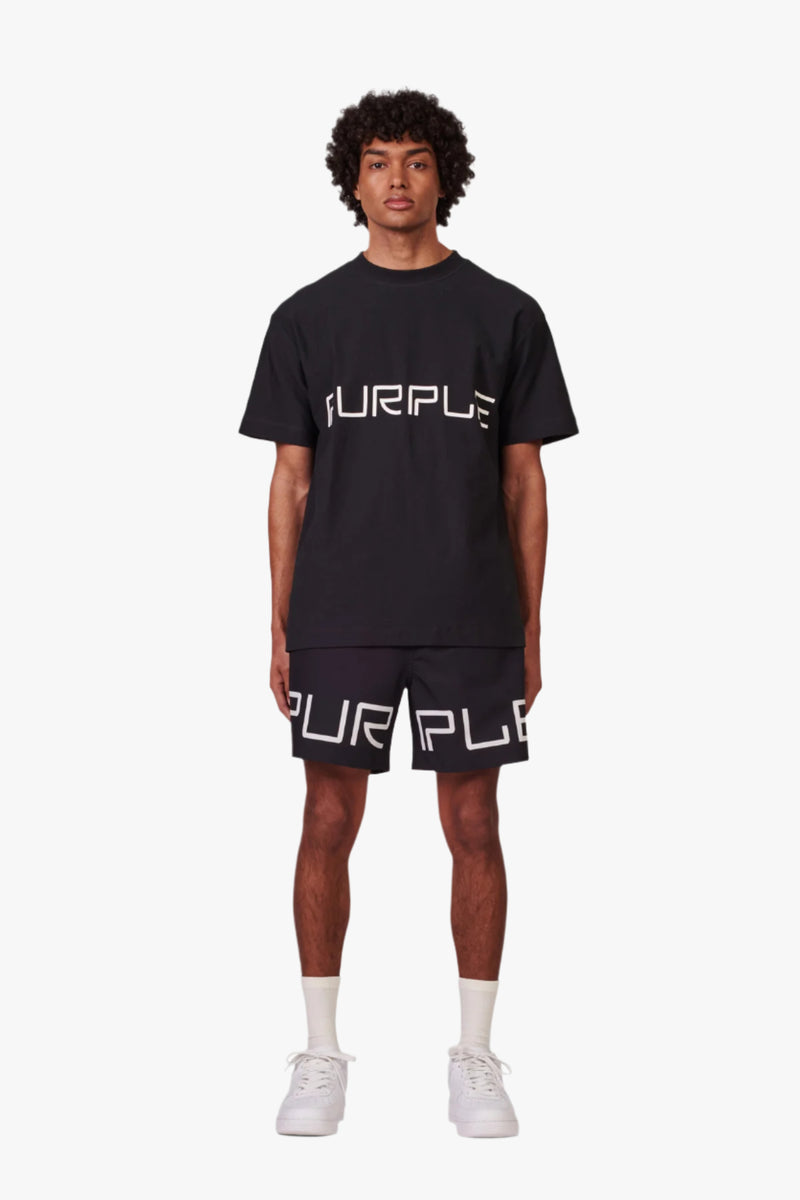 POLY PRINTED ROUND SHORT
