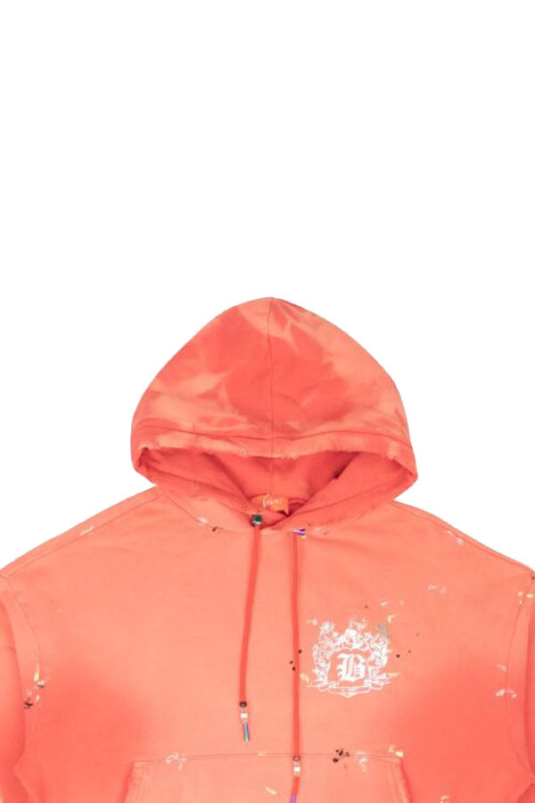 CREST PAINT HOODIE - NANTUCKET RED