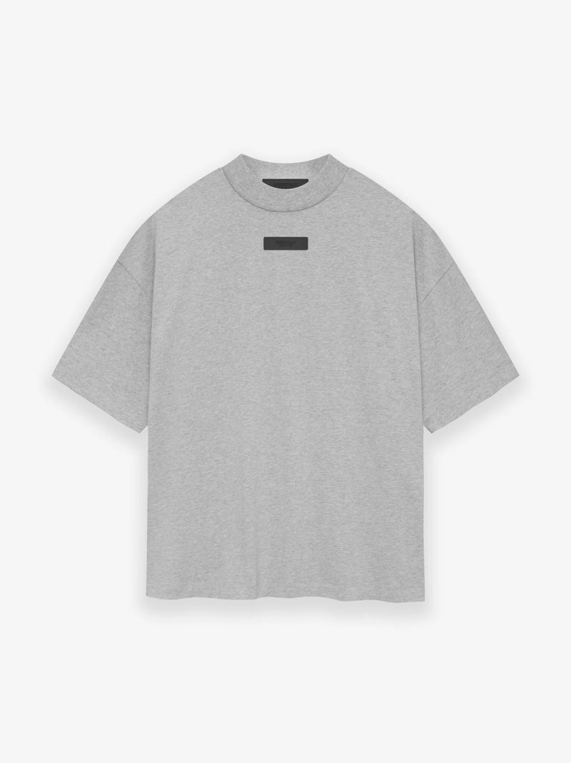 MEN-CREWNECK T-SHIRT-LIGHT HEATHER GREY