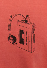 PRINTED T-SHIRT RED