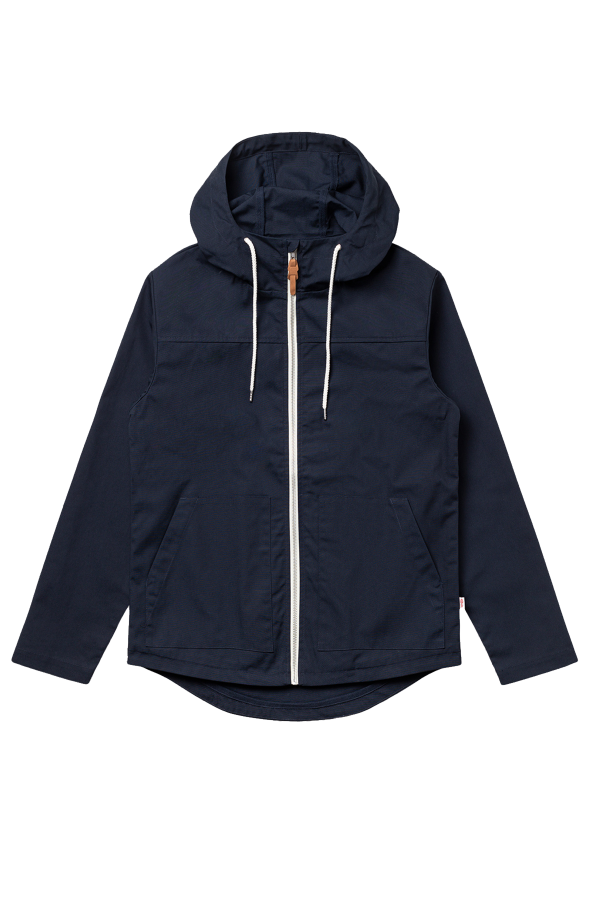PARKA JACKET WITH POUCH POCKE NAVY
