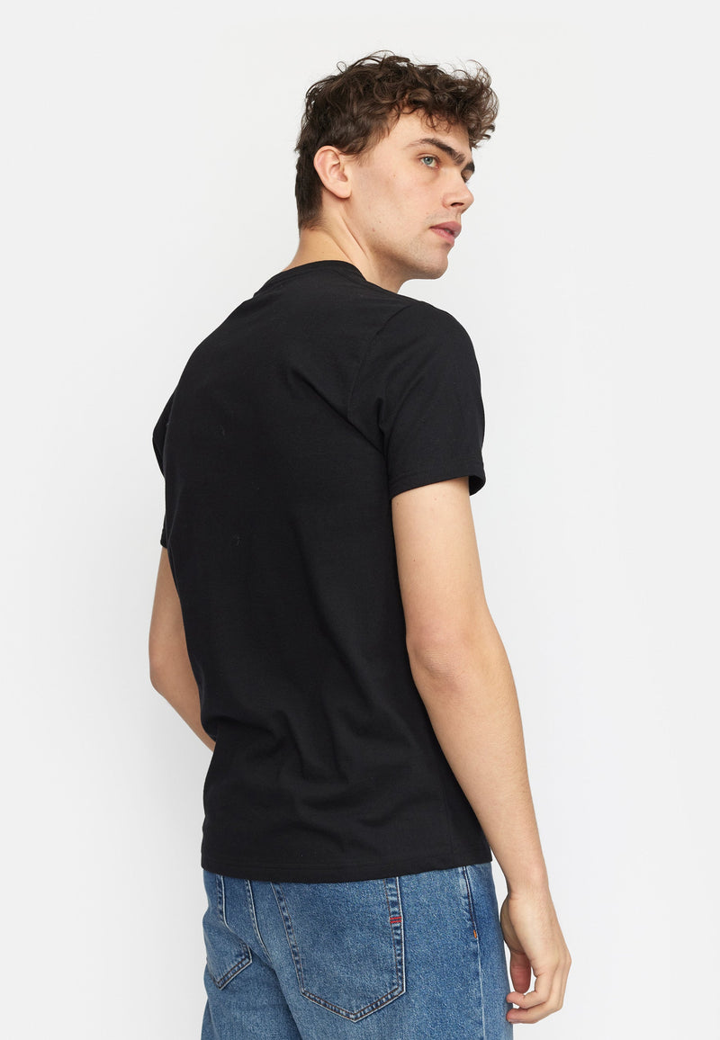 REGULAR T-SHIRT BLACK