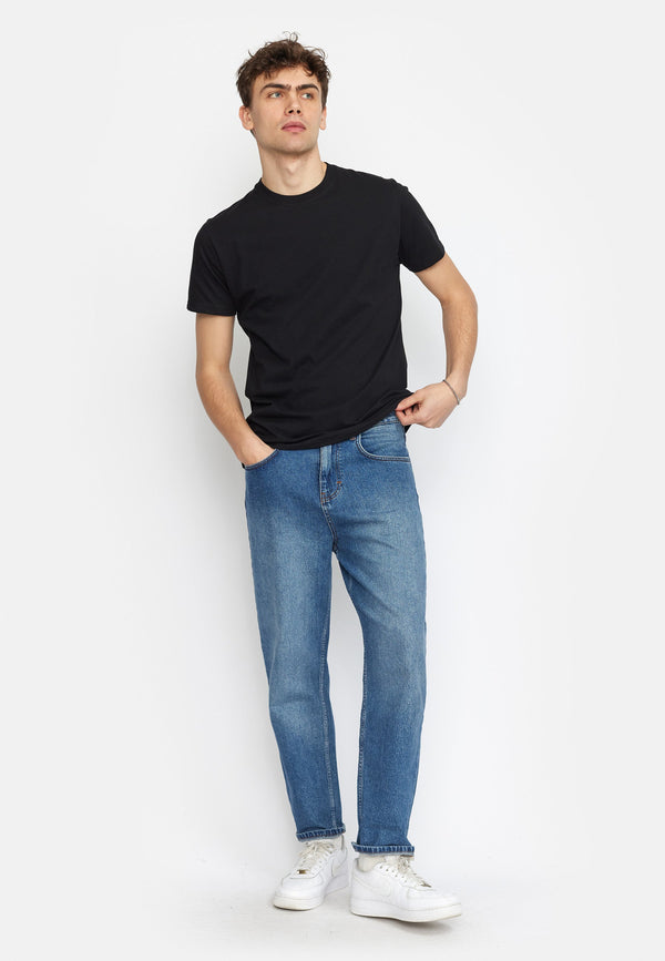 REGULAR T-SHIRT BLACK