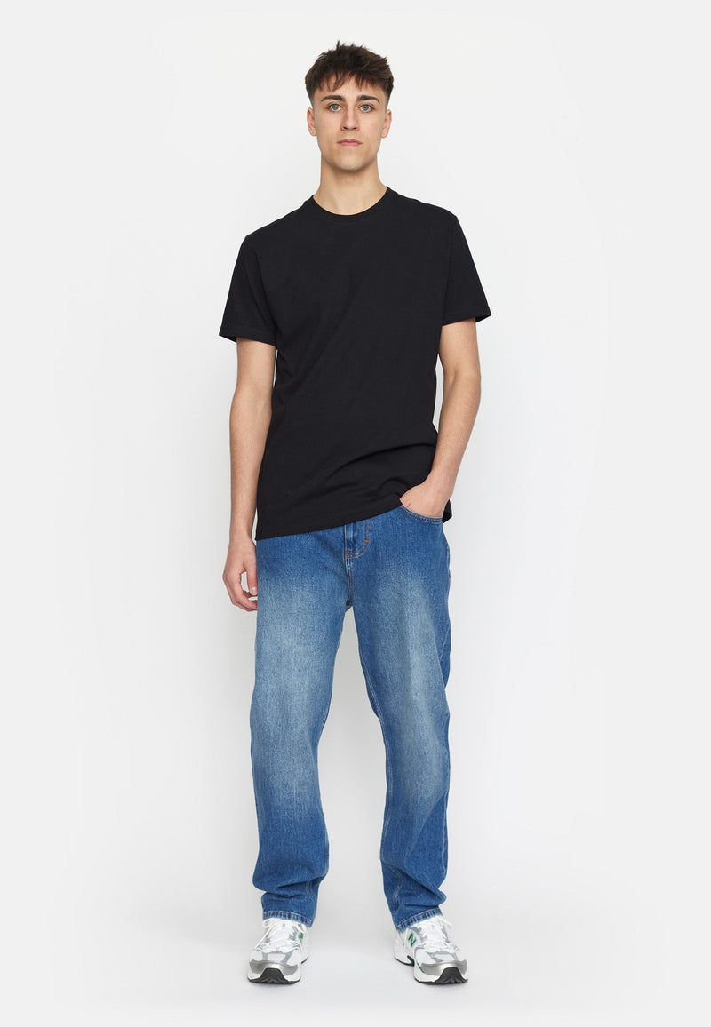 REGULAR T-SHIRT BLACK