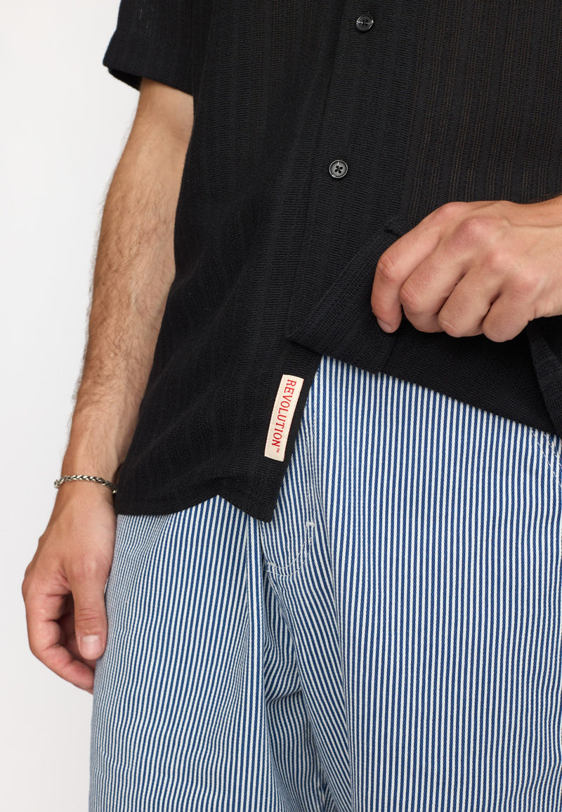SHORT-SLEEVED CUBAN BLACK