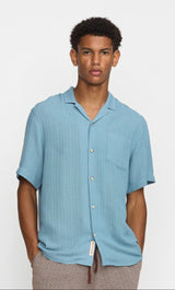 SHORT-SLEEVED CUBAN BLUE