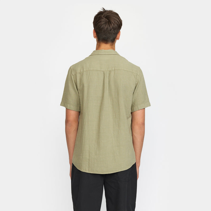 SHORT-SLEEVED CUBAN LIGHT GREEN
