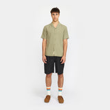 SHORT-SLEEVED CUBAN LIGHT GREEN