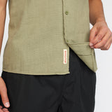 SHORT-SLEEVED CUBAN LIGHT GREEN