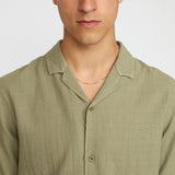 SHORT-SLEEVED CUBAN LIGHT GREEN