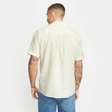 SHORT-SLEEVED CUBAN OFFWHITE