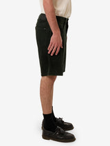 SLACKER DENIM SHORT-OIL GREEN