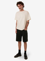 SLACKER DENIM SHORT-OIL GREEN