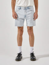 MANDUDE DENIM SHORT-DUSTED BLUE