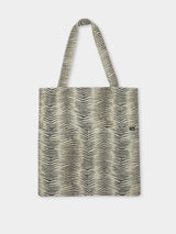 ZEBRA LOUNGE TOTE-THRIFT WHITE