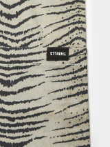 ZEBRA LOUNGE TOTE-THRIFT WHITE