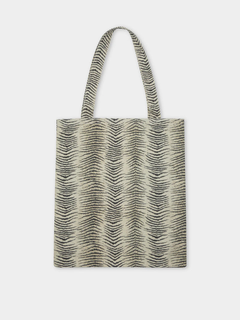 ZEBRA LOUNGE TOTE-THRIFT WHITE