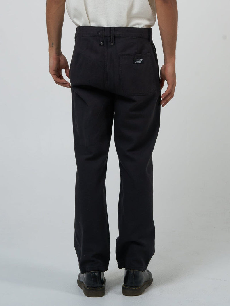 MINIMAL THRILLS WORKSHOP CHINO-MERCH BLACK
