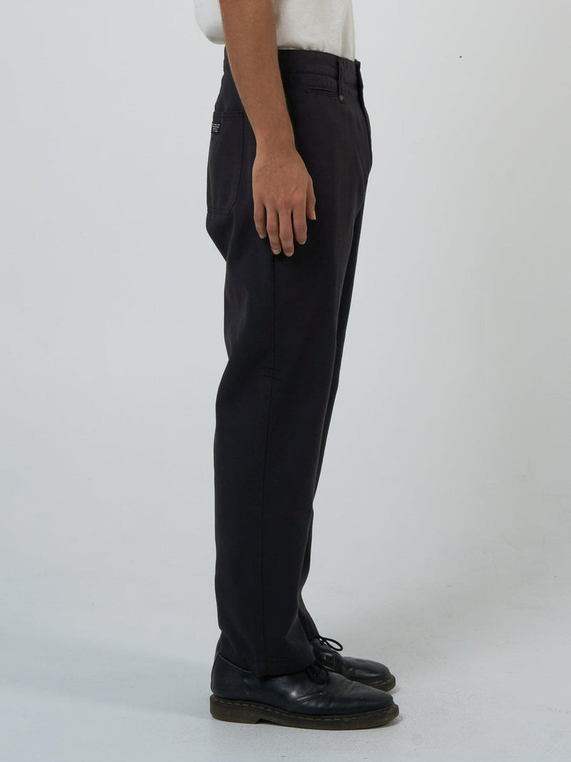 MINIMAL THRILLS WORKSHOP CHINO-MERCH BLACK