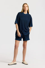 BOWIE SHORT SLEEVE-VINTAGE NAVY
