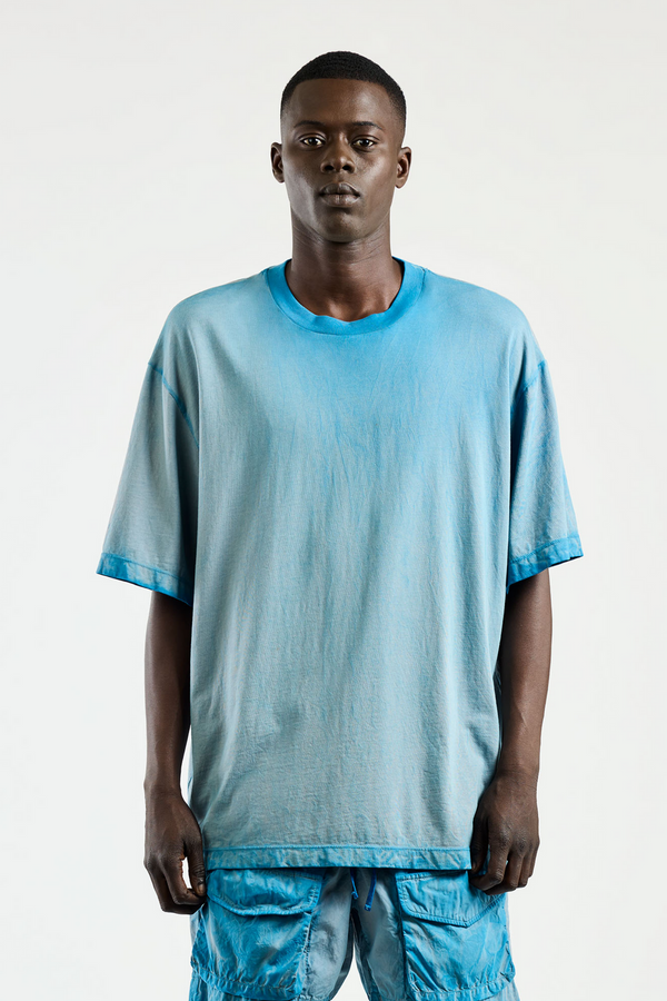 BOWIE SHORT SLEEVE-SKY BLUE MIX
