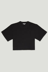TOKYO CROP TEE JET BLACK