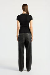 VERONA TEE JET BLACK