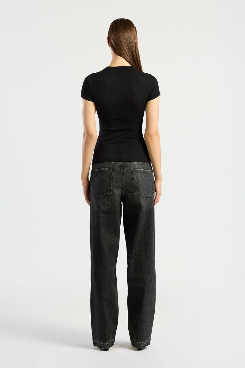 VERONA TEE JET BLACK