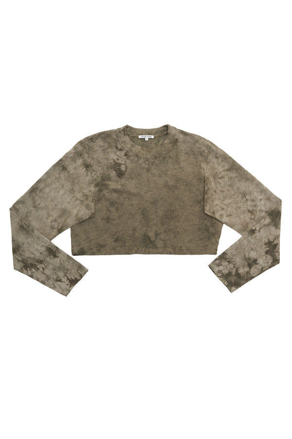 TOKYO CROP SHIRT ASH CRYSTAL