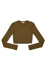 VERONA CROP SHIRT BRONZE