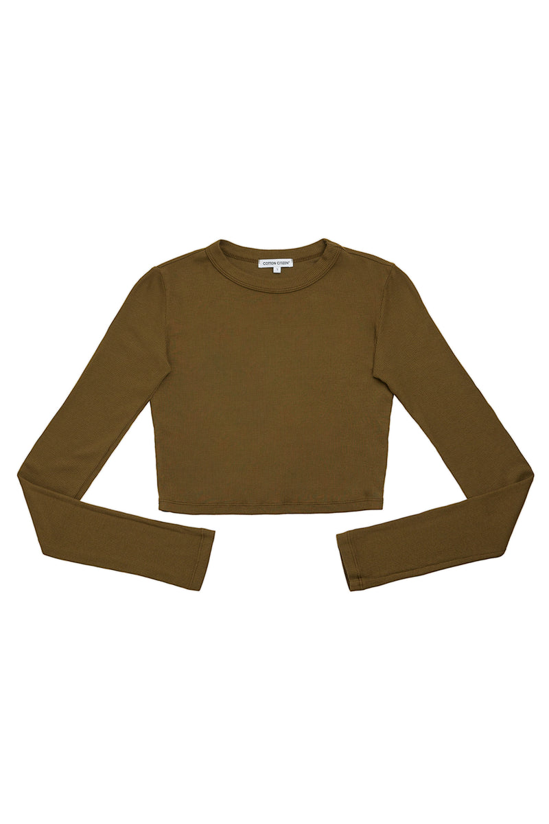 VERONA CROP SHIRT BRONZE