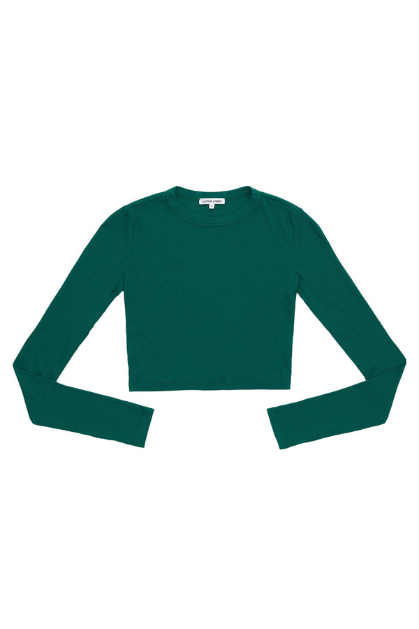 VERONA CROP SHIRT SHAMROCK
