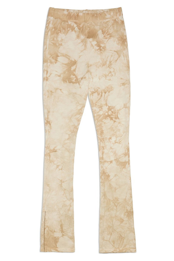 THE SIENA SLIT PANTS OATMEAL CRYSTAL