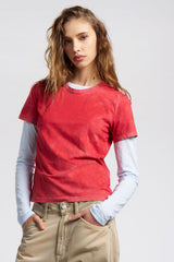 STANDARD TEE VINTAGE CRIMSON