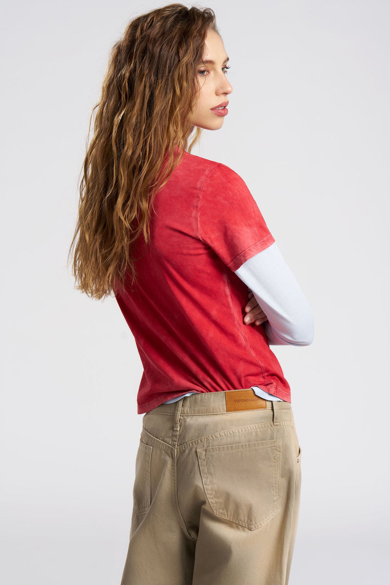 STANDARD TEE VINTAGE CRIMSON