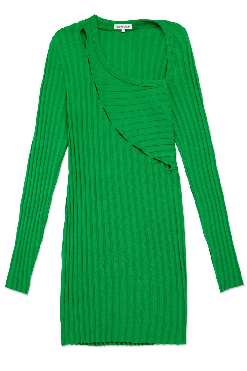 CAPRI CUT OUT DRESS KELLY GREEN