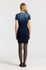 VERONA TEE MINI DRESS NAVY CAST