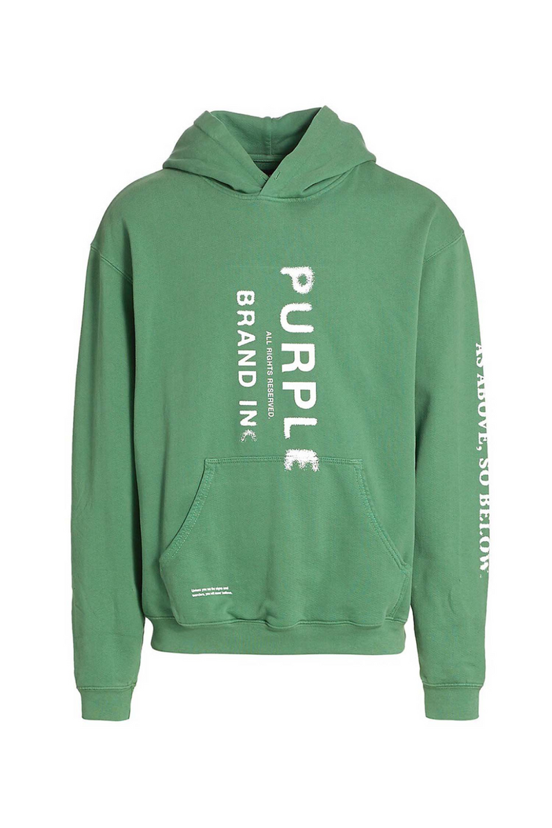 PURPLE - AS Above Hoodie Wash Black