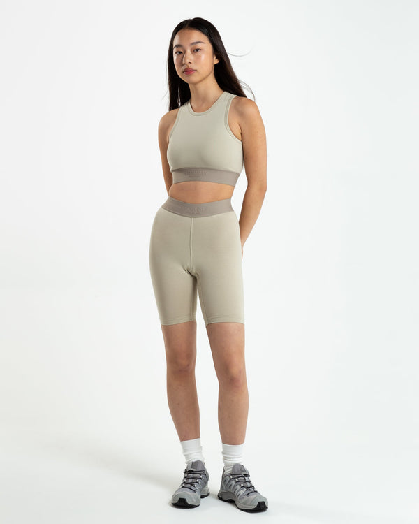 WOMEN SPORT SHORT WHEAT