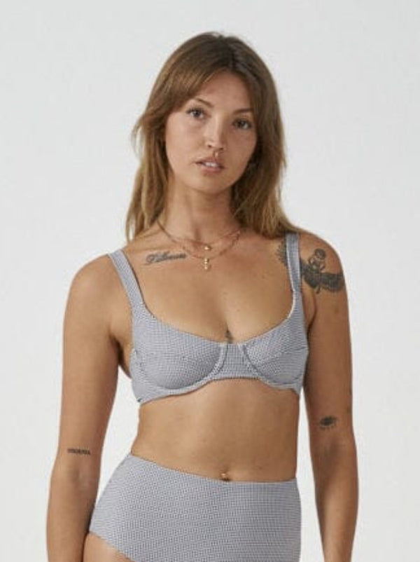 PARADISE CODE UNDERWIRE BIKINI TOP MARINE BLUE