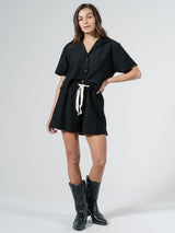 TERRY SHORT MERCH BLACK