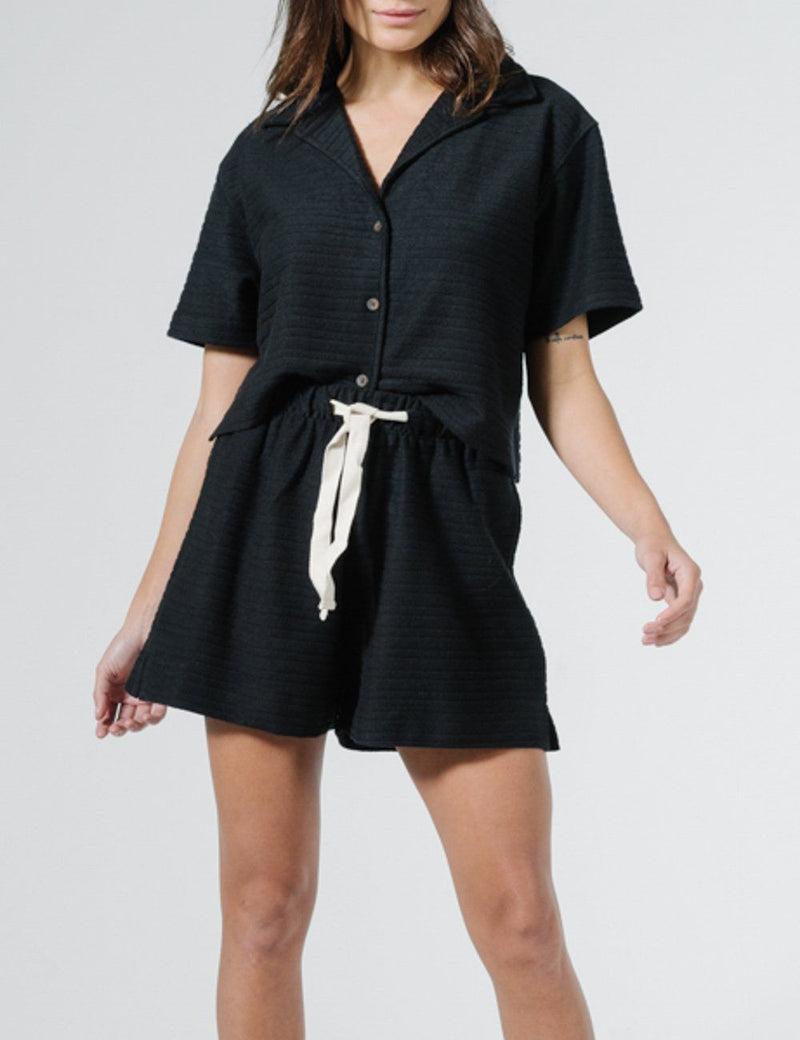 TERRY SHORT MERCH BLACK
