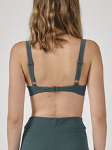 PARADISE CODE UNDERWIRE BIKINI TOP MALLARD GREEN