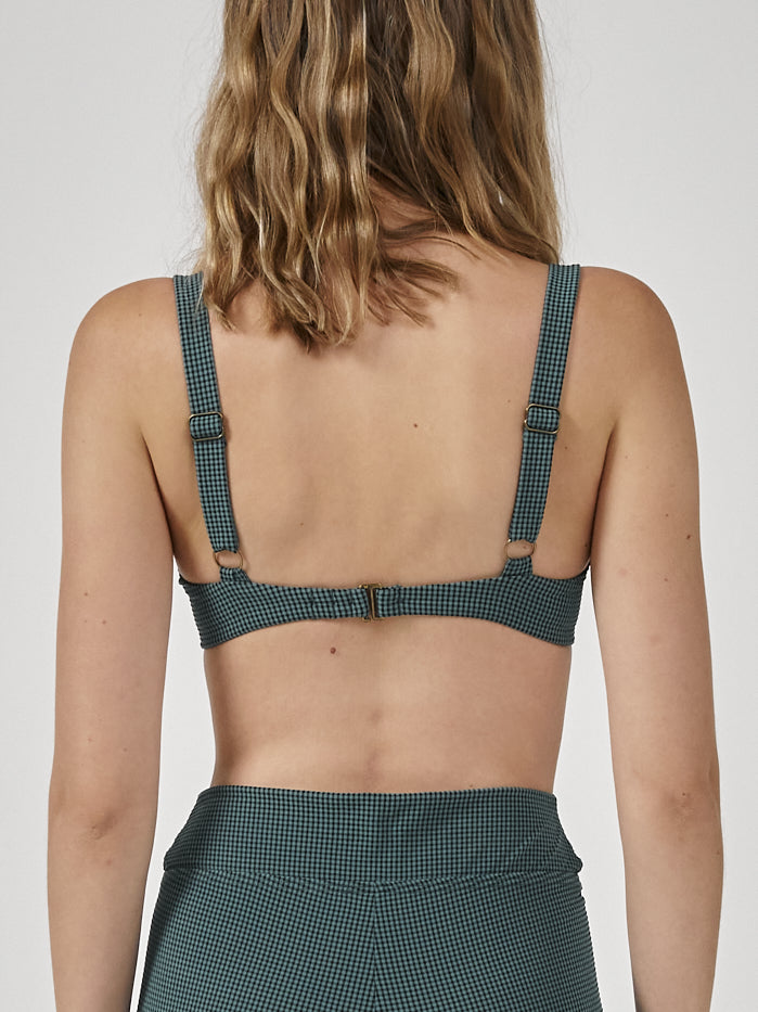 PARADISE CODE UNDERWIRE BIKINI TOP MALLARD GREEN
