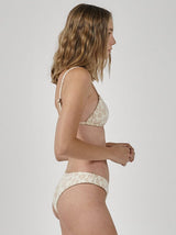 GLITCH TRIANGLE BIKINI TOP SUNLIGHT