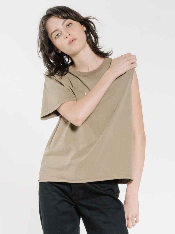 MINIMAL THRILLS RELAXED TEE MOSS