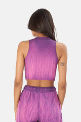 IBIZA CROP TANK LAVENDER MIX
