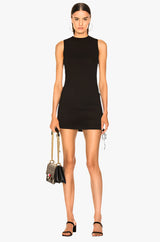 LISBON TANK DRESS JET BLACK
